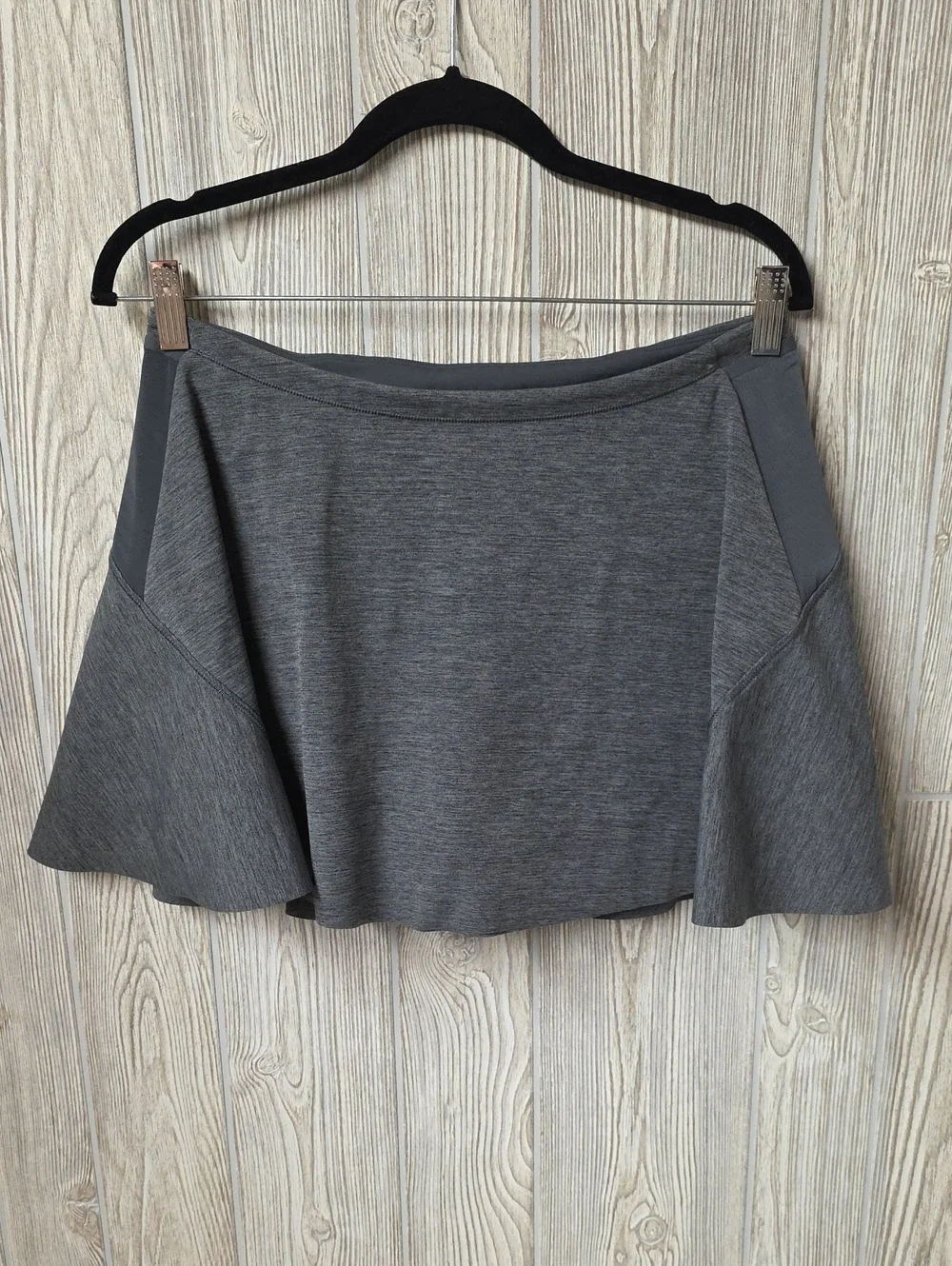 Athleta Match Point Skort Heathered Grey Womens Size Small